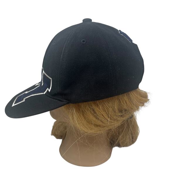 NY Logo Baseball Hat Black Blue Adjustable Cap NYC - Picture 10 of 11